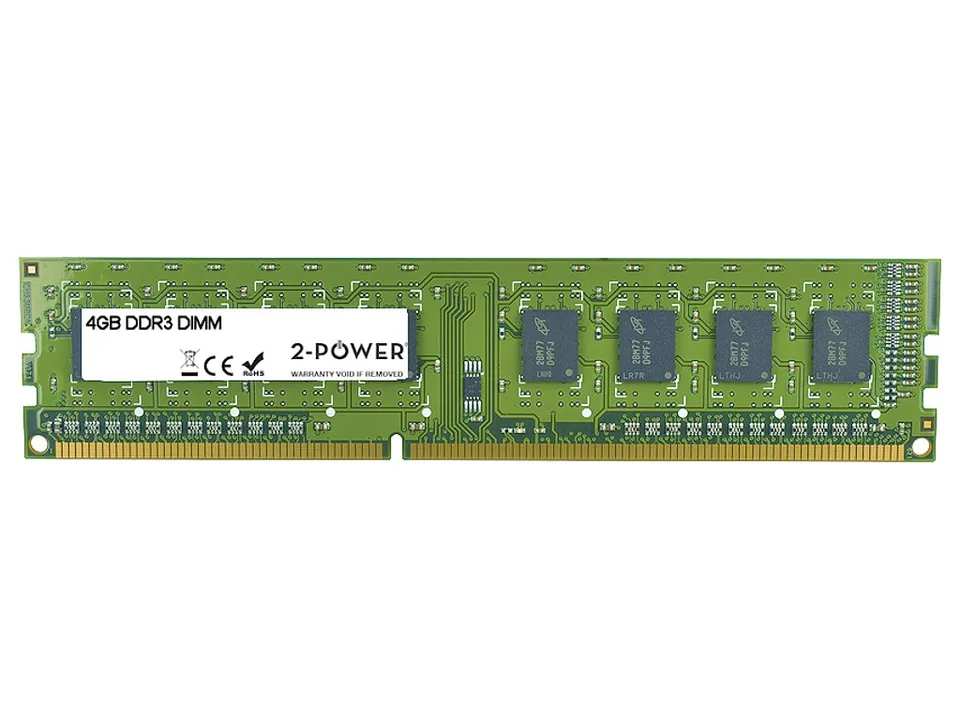 2-Power 4GB PC3-10600U 1333MHz DDR3 CL9 Non-ECC DIMM 2Rx8 ( DOŽIVOTNÍ ZÁRUKA )
