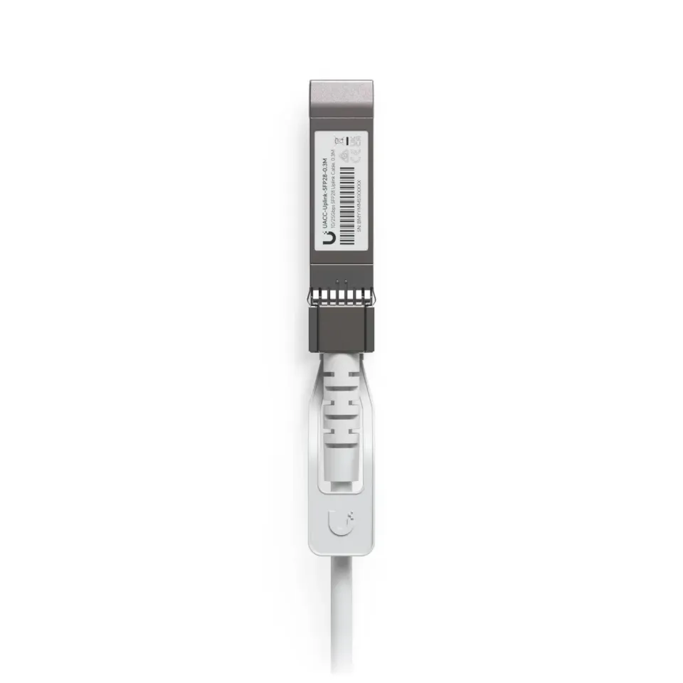 Ubiquiti UACC-Uplink-SFP28-0.3M, Uplink Cable 25/10/1Gbps SFP28/SFP+/SFP, 0,3m