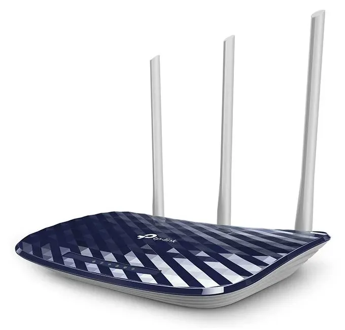 TP-LINK Archer C20 wifi AP/router AC750, 4xLAN, 1xWAN, (2,4GHz, 5GHz, ac) 300 + 433Mbit, 3x fix anténa