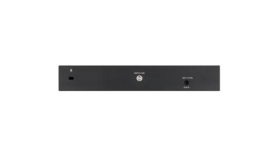 D-Link DGS-1210-08P 10-port Gigabit Smart PoE Switch, 8x GbE PoE+, 2x SFP, PoE 65W, fanless