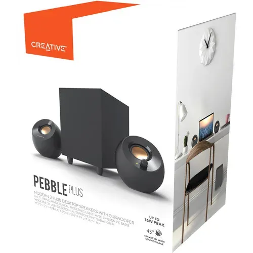 Creative Pebble Plus 2.1 USB stolní reproduktory se subwooferem