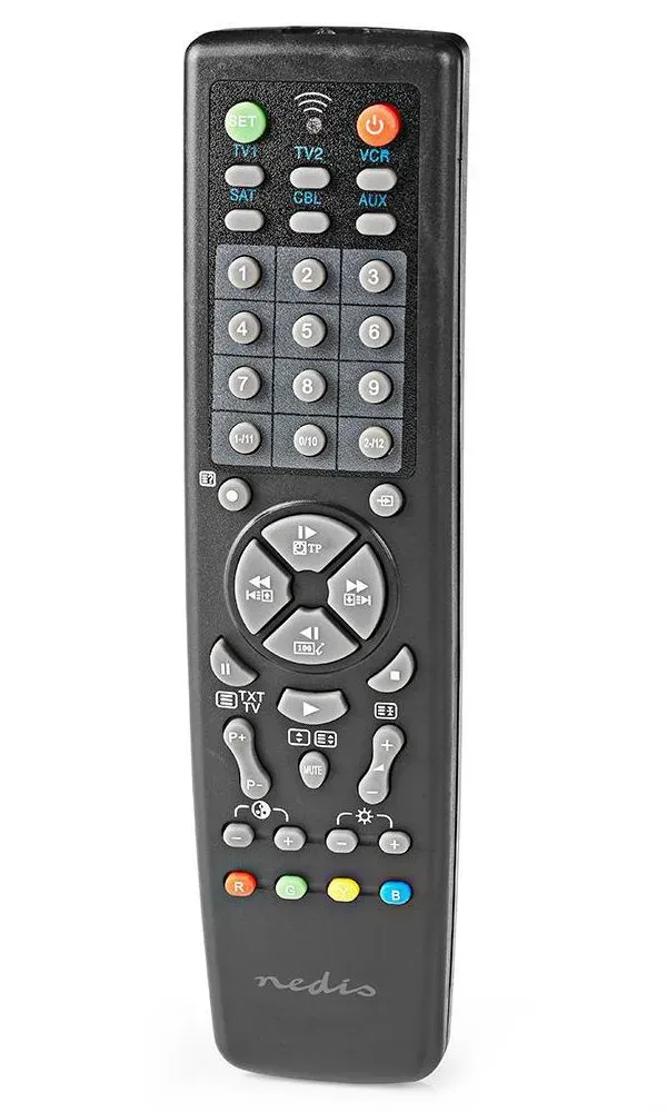 NEDIS předprogramovaný univerzální dálkový ovladač 10v1/ vhodný pro více než 250 značek