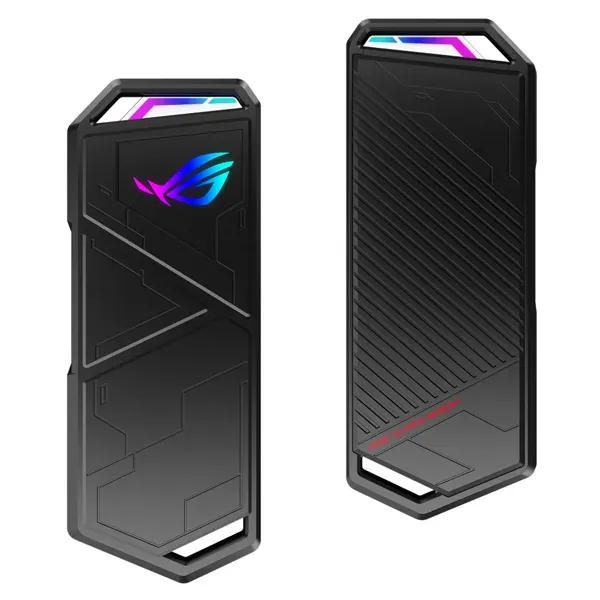 ASUS ROG STRIX ARION SSD NVME AURA case, USB-C 3.2, M.2 NVMe SSD kovový box, délka 30-80 mm, AURA RGB