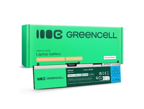 Green Cell Baterie NYFJH-6C 0NYFJH 0RY3F9 0VRX0J pro notebooky Dell Precision 15