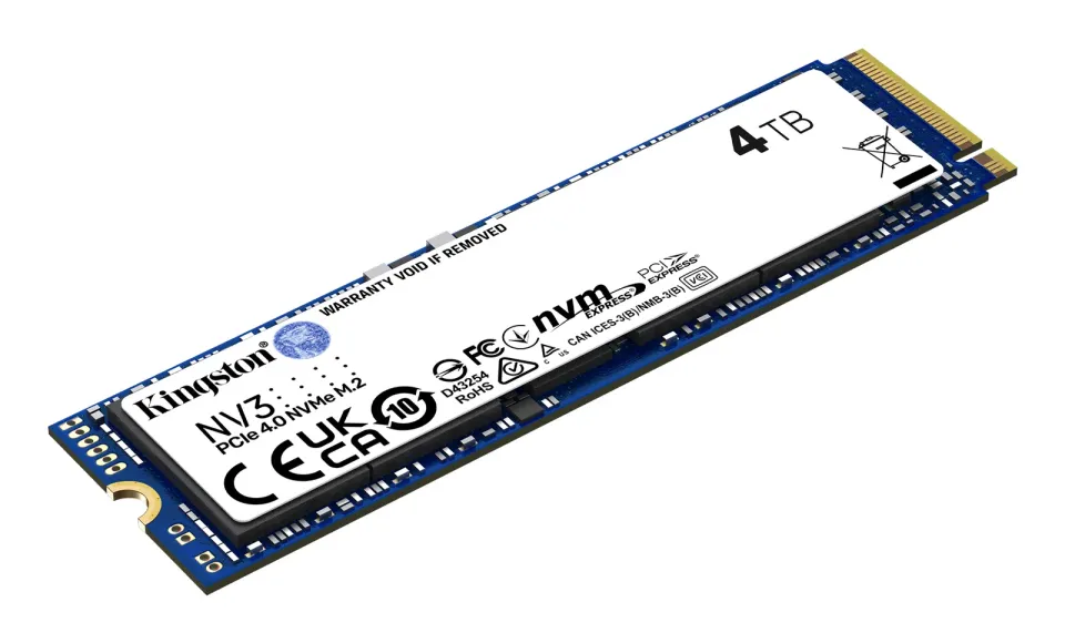 Kingston Flash SSD 4000G NV3 M.2 2280 PCIe 4.0 NVMe SSD