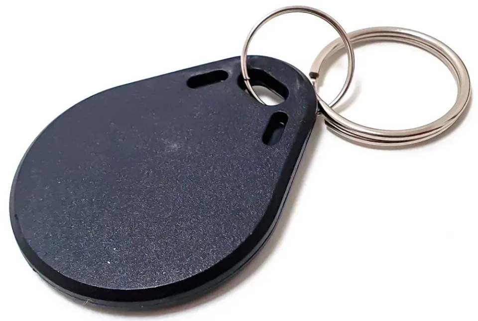 XtendLan Identifikační klíčenka k dveřním stanicím, RFID 13,56MHz - s číslem - black