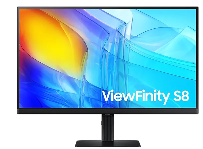 SAMSUNG MT LED LCD Monitor 27" ViewFinity S8 (S80D) IPS,3840×2160,350cd/m2,5ms,1
