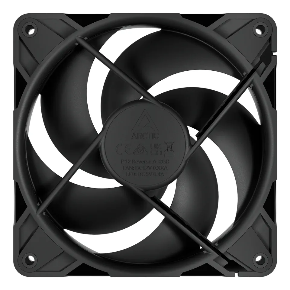 ARCTIC P12 Pro Reverse ventilátor - 120mm, black