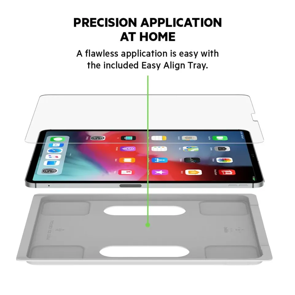 Belkin SCREENFORCE Tempered Glass ochranné sklo pro iPad Pro 12,9"