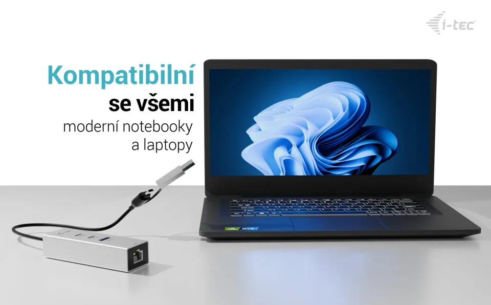 i-tec USB-C/USB-A Metal HUB 3 (2x USB-C, 1x USB-A) Port + 2.5GLAN