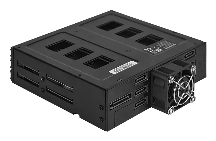 CHIEFTEC SATA/SAS Backplane CBP-625, 1x 5,25“ bay for 6x 2,5“ HDDs/SSDs, Hot-Swap