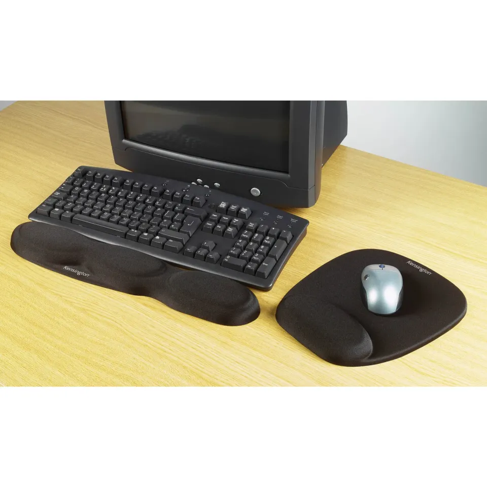 Kensington Pěnová opěrka zápěstí Foam Keyboard Wrist Rest, černá