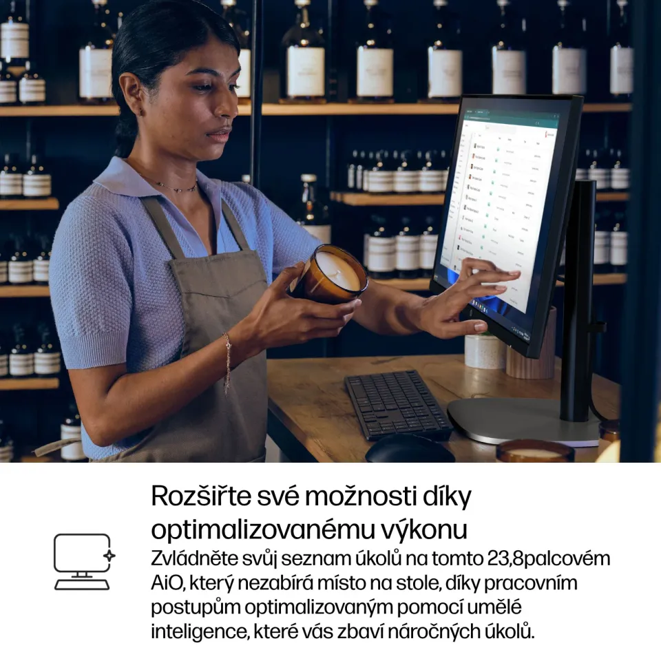 HP AIO ProStudio 4 G1i 23.8 NT AI,Ultra 7 265T,24GB,1TB,UHD(Arc)4Xe LPG,WiFi 7+BT,kl.a myš,5MP+IR,HDMI+HDMI IN,Win11Pro