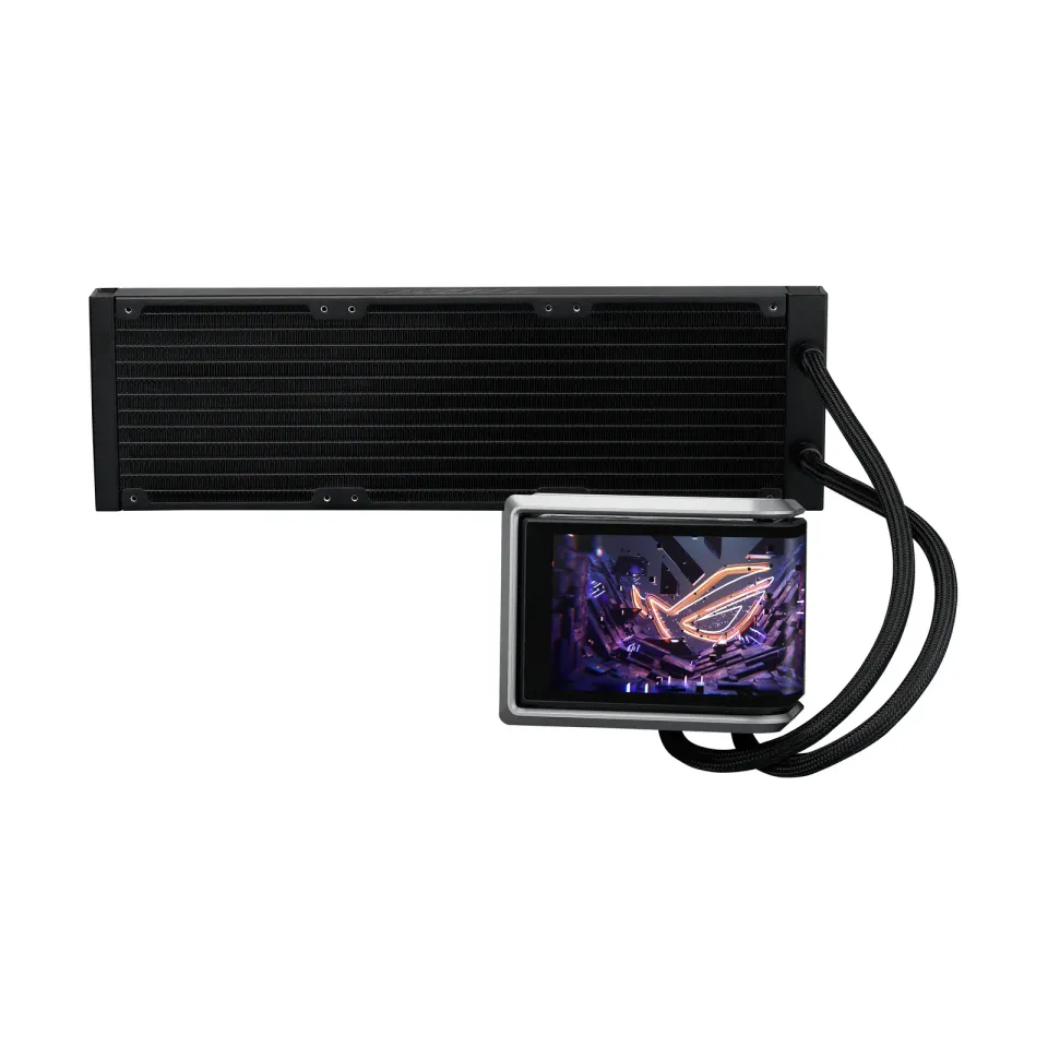 ASUS vodní chladič CPU AIO ROG RYUO IV 360 ARGB, 3x120mm, LGA1851, AM5, černá