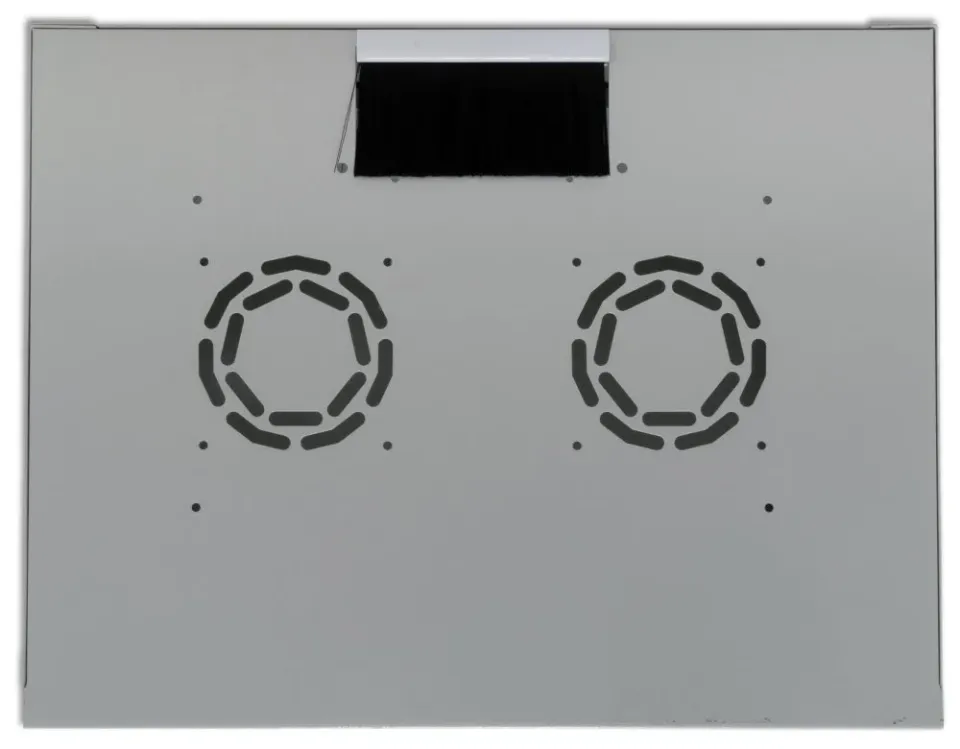 XtendLan 19" nástěnný rozvaděč 7U 520x400, nosnost 35 kg, skleněné kouřové dveře, svařovaný, šedý