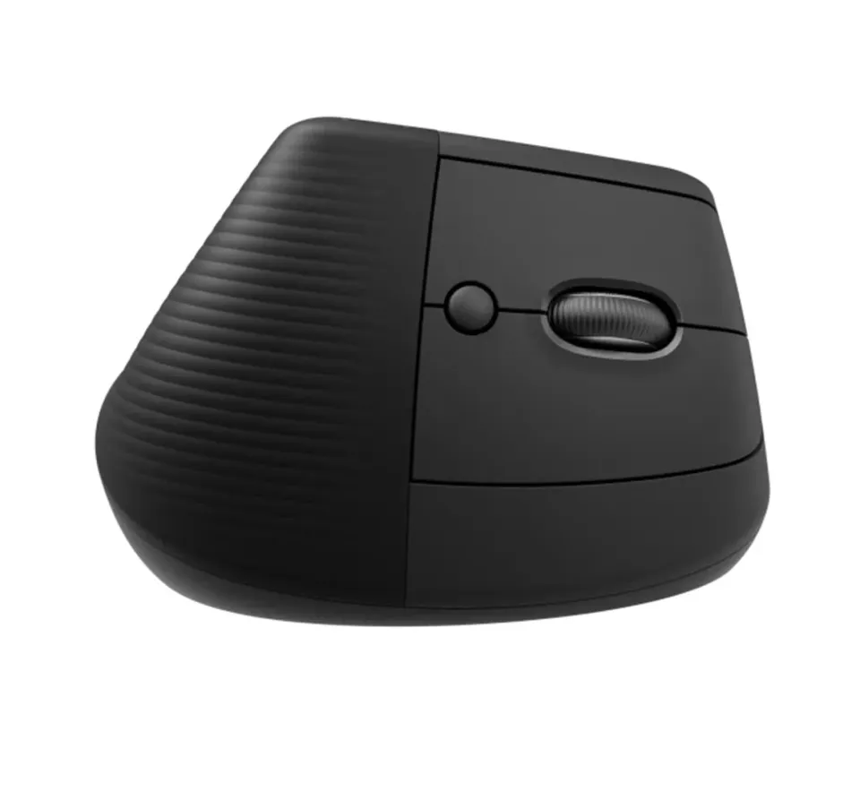 LOGITECH myš Lift Vertical Ergonomic Mouse - Grafitová, 400-4000dpi, 6 tlačítek, bluetooth, logitech bolt