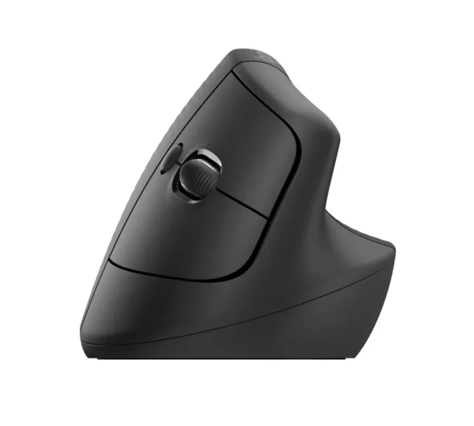 LOGITECH myš Lift Vertical Ergonomic Mouse - Grafitová, 400-4000dpi, 6 tlačítek, bluetooth, logitech bolt