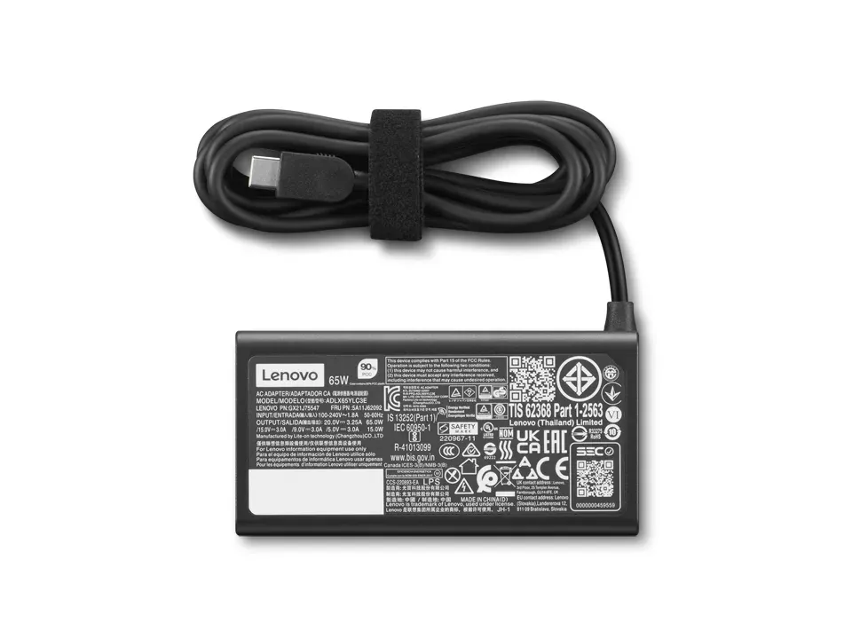 Lenovo 65W Standard USB-C AC Adapter Gen2 - EU
