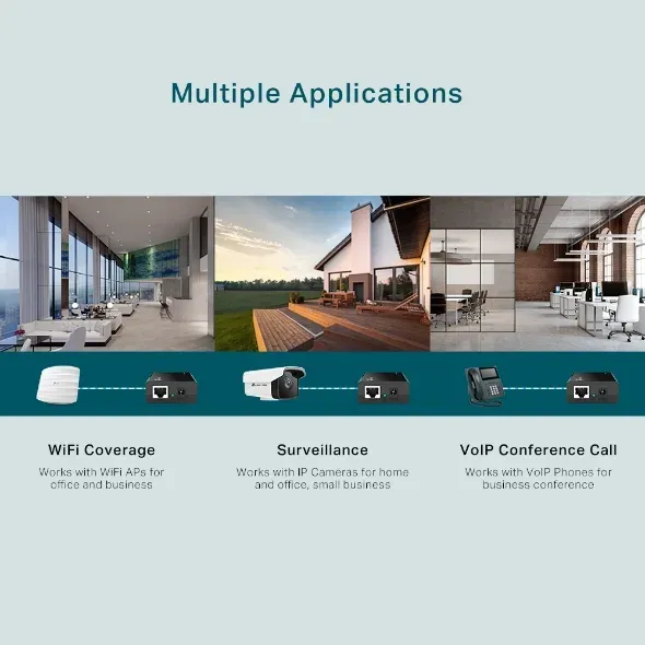 TP-LINK TL-POE150S POE napájení,Supplier adaptér, 802.3af, do 100m