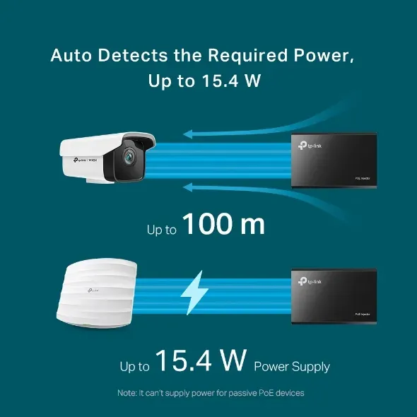 TP-LINK TL-POE150S POE napájení,Supplier adaptér, 802.3af, do 100m