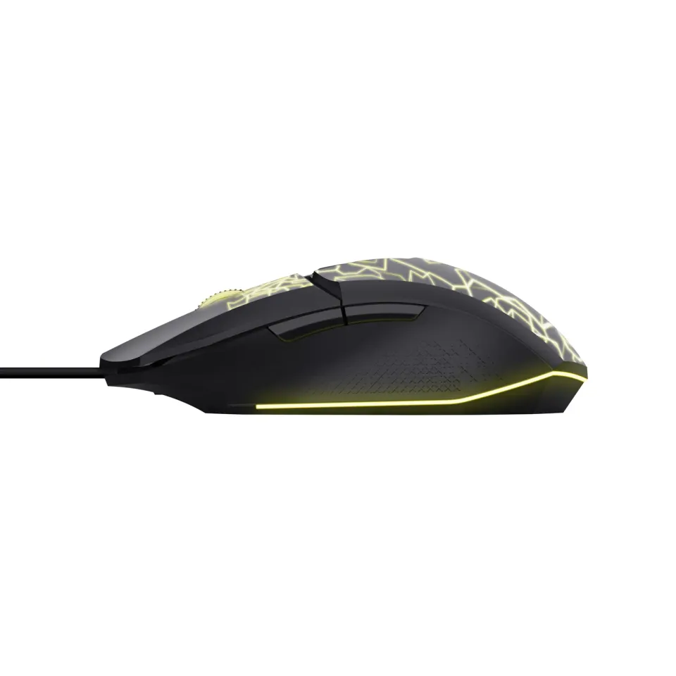 TRUST Myš GXT 113 Felox, Drátová USB, RGB, černá