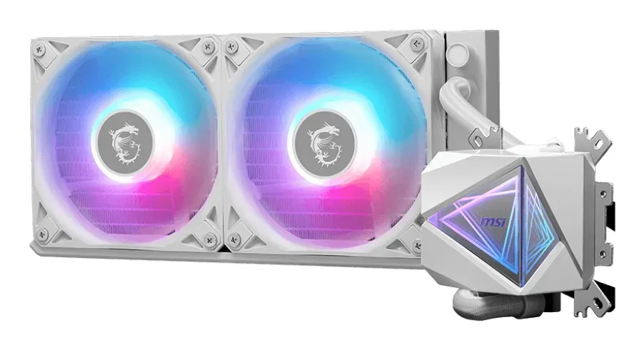 MSI vodní chladič CPU MAG CORELIQUID I240 WHITE/ 2x 120mm ARGB fan / bílý