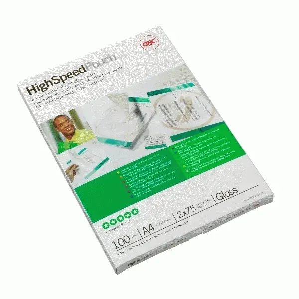 GBC Laminovací kapsy HighSpeed A4 2x125Mic 100pcs