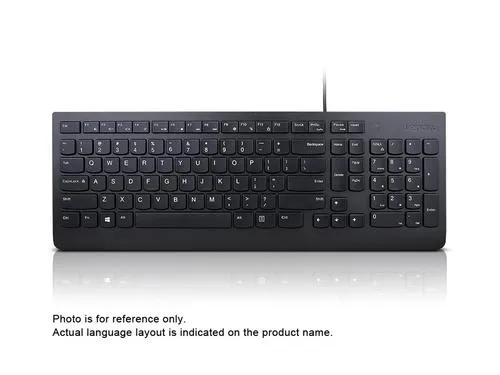 LENOVO klávesnice Essential/Drátové USB-A/CZ-SK layout/Černá
