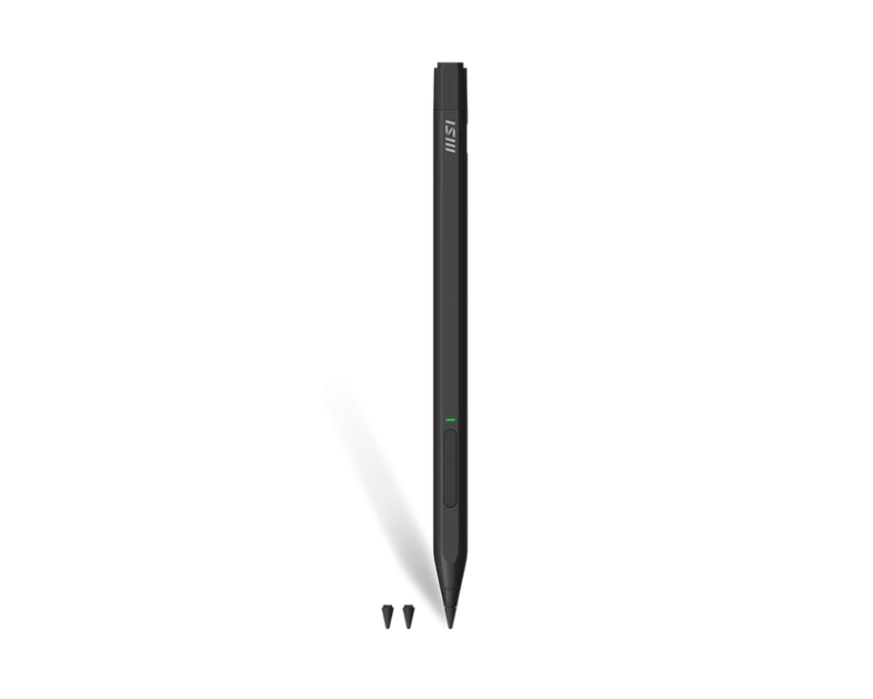 MSI Pen II, Stylus mit Graphitspitze, magnetisch, 3 Tasten, schwarz