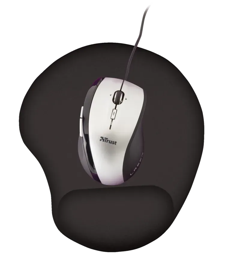 TRUST Podložka pod myš Bigfoot Gel Mouse Pad, černá, gelová