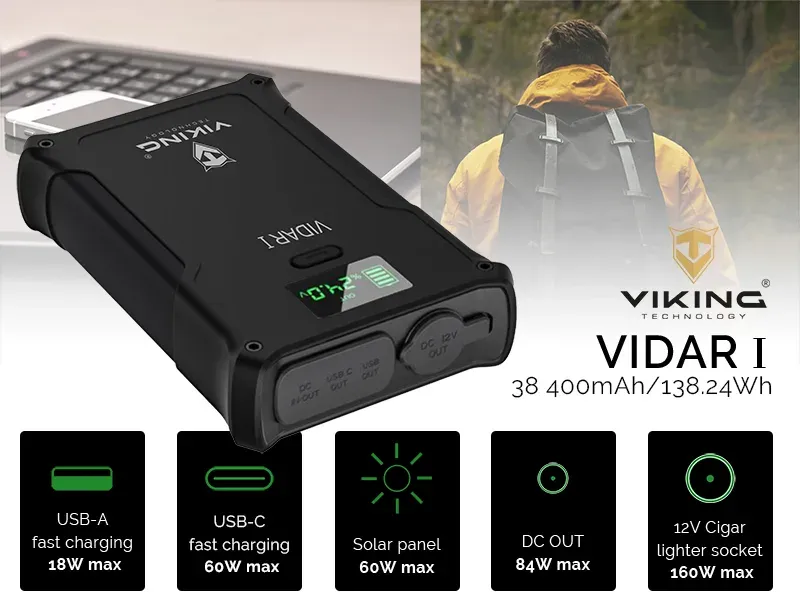 Viking outdoorová powerbanka VIDAR I