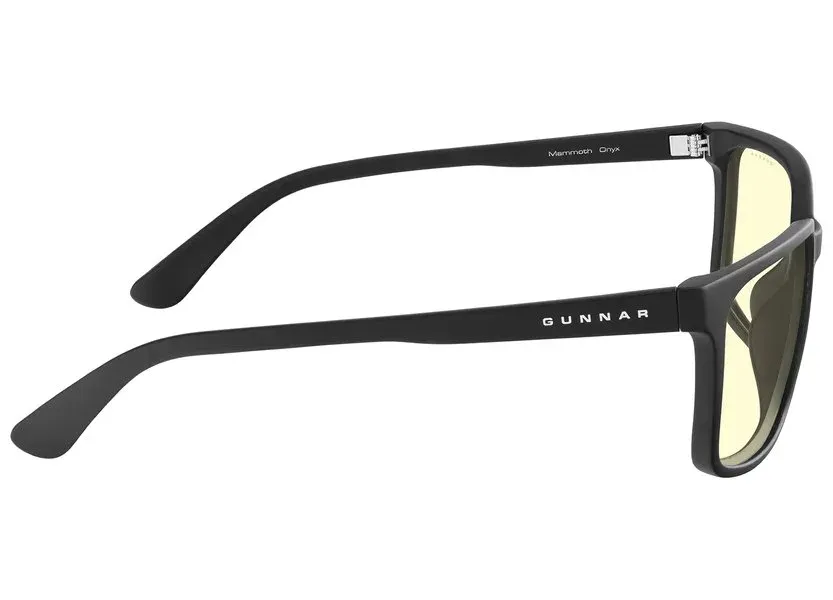 GUNNAR kancelářske/herní brýle MAMMOTH ONYX jantarová skla BLF 65 GUNNAR focus