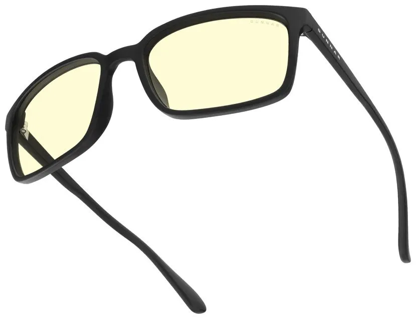 GUNNAR kancelářske/herní brýle MAMMOTH ONYX jantarová skla BLF 65 GUNNAR focus
