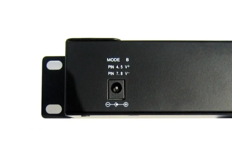 POE Gigabitový Patch panel Cat5 19" 12port 1U
