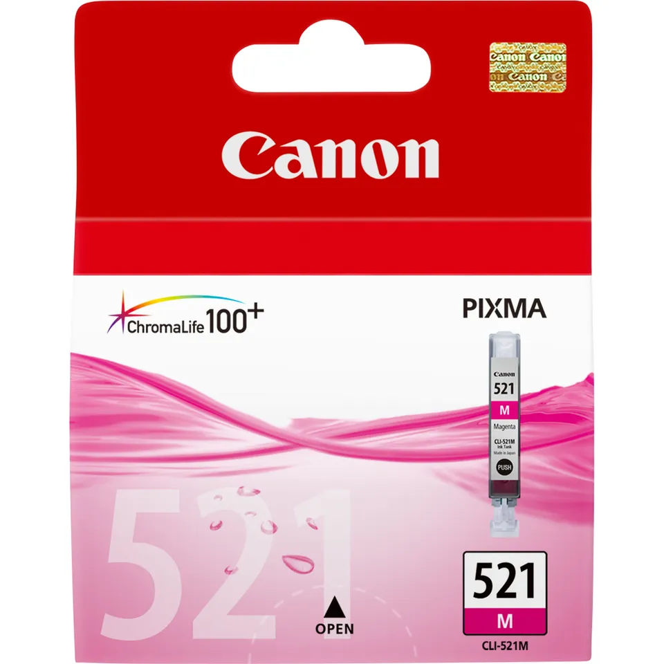 Canon cartridge CLI-521 M/Magenta / 470str. / Magenta / 9ml