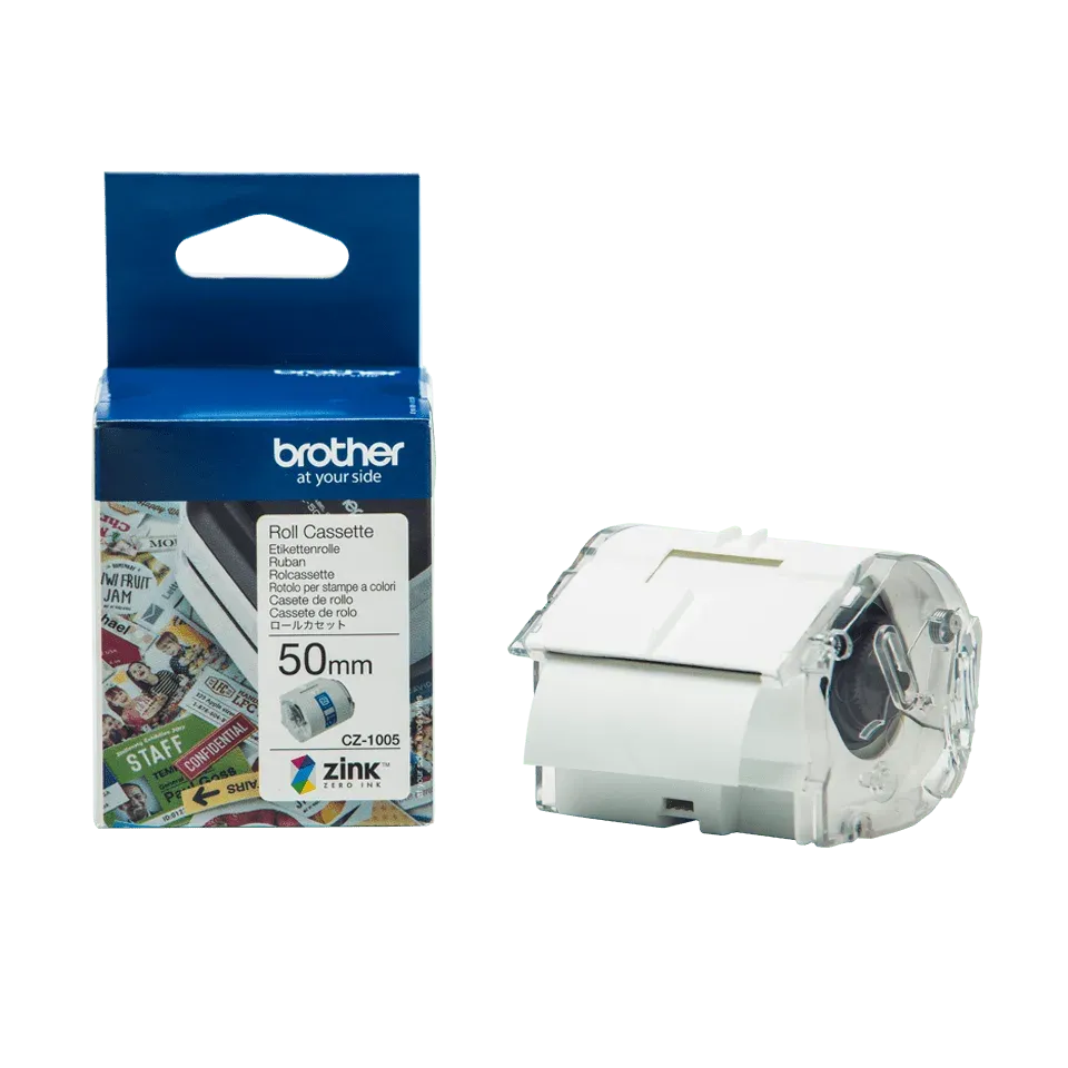 Brother - CZ1005 papírová páska (plnobarevná, bez inkoustová, šíře 50 mm), délka