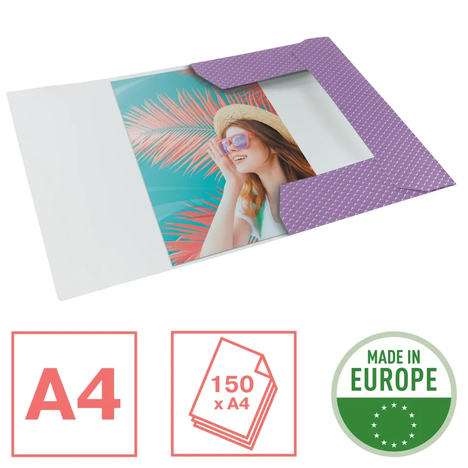 Esselte desky na dokumenty Esselte Colour'Breeze, kartonové, levandulová