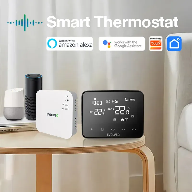 EVOLVEO Thermal, chytrý bezdrátový programovatelný termostat, wifi, BT