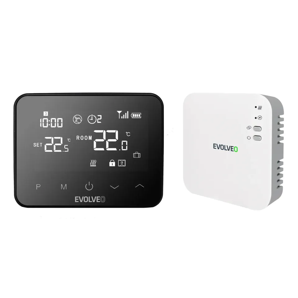 EVOLVEO Thermal, chytrý bezdrátový programovatelný termostat, wifi, BT
