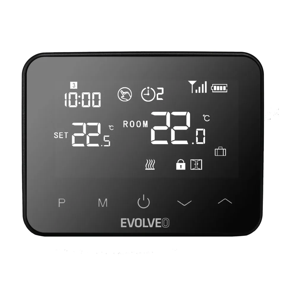 EVOLVEO Thermal, chytrý bezdrátový programovatelný termostat, wifi, BT
