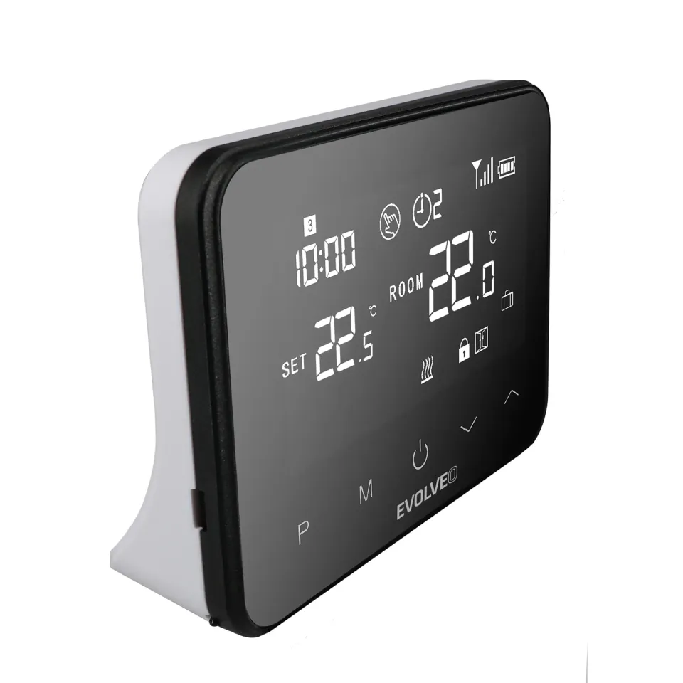 EVOLVEO Thermal, chytrý bezdrátový programovatelný termostat, wifi, BT