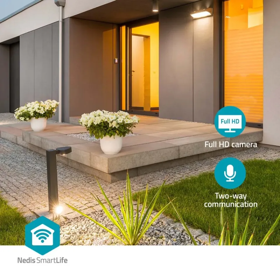 Nedis WIFICO22CWT - SmartLife Venkovní Kamera | Wi-Fi | Full HD 1296p | IP65 | C