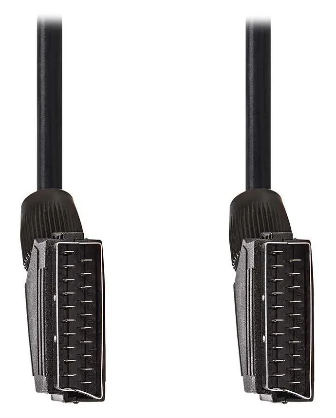 Nedis CVGL31001BK15 - Kabel SCART | SCART Zástrčka | SCART Zástrčka | 480p | 1.5
