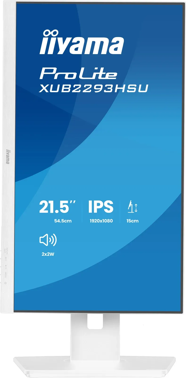 iiyama ProLite/XUB2293HSU-W7/21,5"/IPS/FHD/100Hz/1ms/Bílá/3R