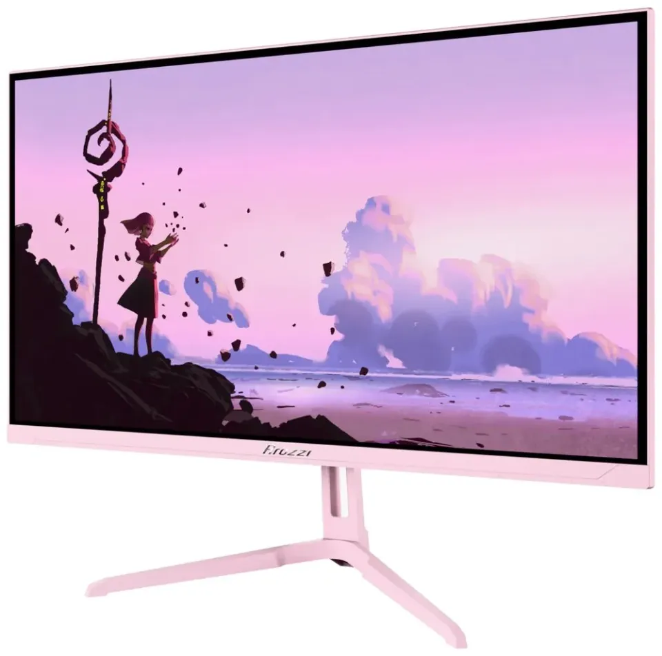 AROZZI NOVA herní monitor 23,8" 24T1K200 Pink/ LED/ 1920x1080/ 200Hz/ IPS/ 1000:1/ 1ms/ HDMI/ DP/ růžový