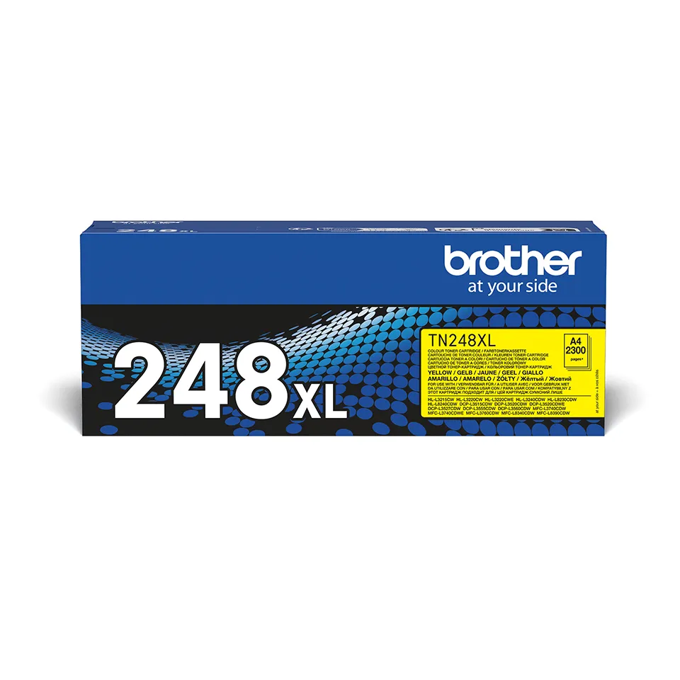 Brother - TN248XLY,yellow toner (až 2 300 stran)