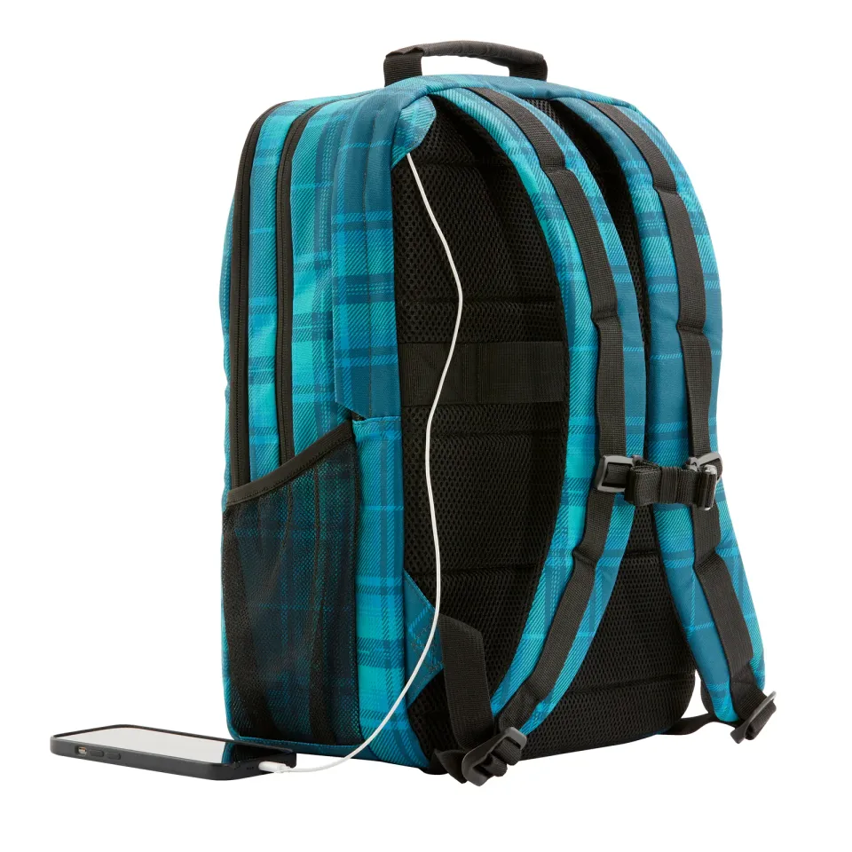 HP Campus XL Tartan plaid Backpack - Batoh