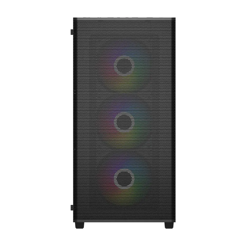 FSP M220/Midi Tower/Transpar./Černá