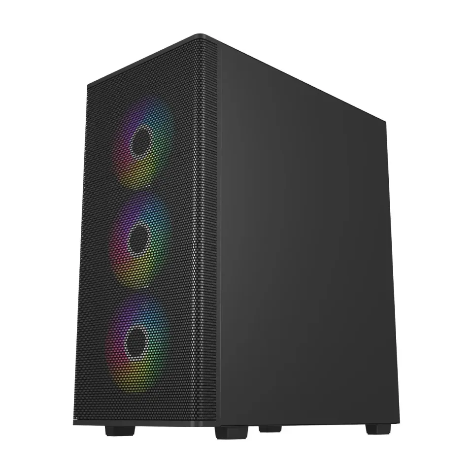 FSP M220/Midi Tower/Transpar./Černá