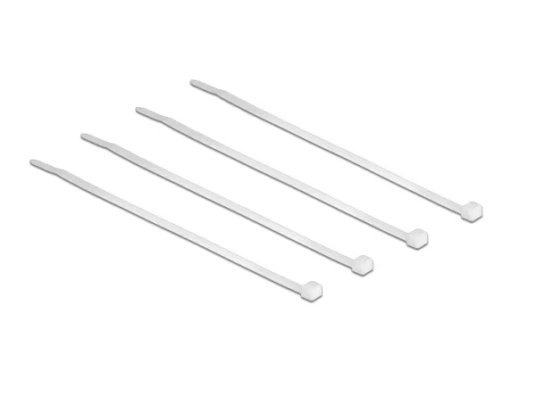Delock Stahovací pásky transparentní D 100 x Š 2,5 mm 100 ks